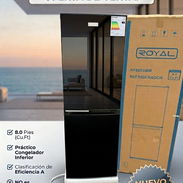 Refrigerador 8 pies ROYAL, congelador Inferior, frente espejo, precio $360 USD Transporte Incluido Factura y garantía - Img 55401955