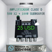 AMPLIFICADOR CLASE D 50W X2 + 100W - Img 55589279