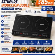 ESTUFA DE INDUCCIÓN DOBLE MILEXUS. FACTURA A SU NOMBRE. VARIEDAD DE COCINAS DE INDUCCIÓN, DE GAS, INFRARROJAS, ELÉCTRICA - Img 57126887