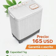 Lavadora semi-automática 2ble tambor 7kg 0km sellado caja garantía x escrito. Somos tienda física - Img 55573408