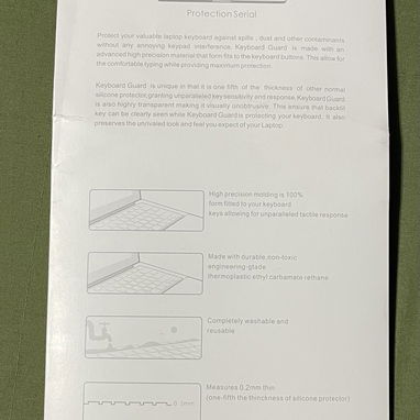 Funda de Silicona para proteger el teclado de su LapTop MacBook. Impermiable y transparente!! - Img 88912675