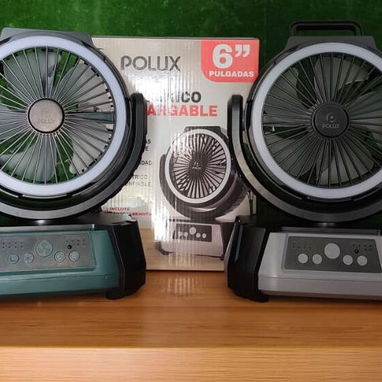 Ventilador Recargable Tipo F6 modelo Polux  nuevo con garantía ! - 3/3