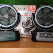 Ventilador Recargable Tipo F6 modelo Polux  nuevo con garantía ! - Img 56259771