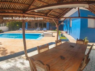 Casa Mayeta  Casa con piscina de lujo con 2 habitaciones con sus baños privados en Siboney. - Img 66432597