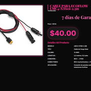 CABLE PARA ECOFLOW LMC4-XT60i-2.5m - Img 57283688