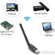 ANTENA WiFi - POR USB _MARCA _RALINK_ 1200Mbps - 150m de rango WiFi con visibilidad directa--*- 59361697 - Img 45116567