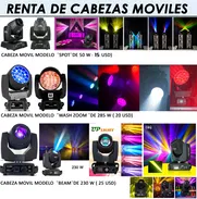 RENTA DE LUCES CABEZAS MOVILES CON TRANSPORTE DISPONIBLE, PARA TODO TIPO DE EVENTOS (Kinetica) - Img 48577717