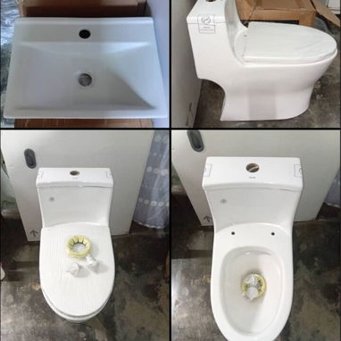 Tazas, lavamanos y lavamanos con pedestal - Img 118890106