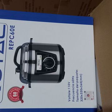 Olla 6L Royal 1000W REPC60E Aluminio, Olla 6 Litros Royal 1000W 110V 60Hz VPT# - 4/10