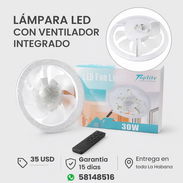 LÁMPARA LED CON VENTILADOR INTEGRADO - Img 56142385
