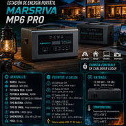 💡627 Wh💡ESTACIÓN PORTATIL DE ENERGÍA MARSRIVA MP6 PRO. MENSAJERÍA CON FACTURA Y GARANTÍA. TL 54833699 - Img 55882346