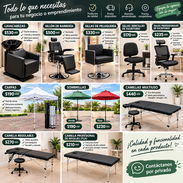 Silla de escritorio básica, silla de escritorio profesional, carpa, sombrilla, lavacabezas, camilla regulable y más - Img 57636120