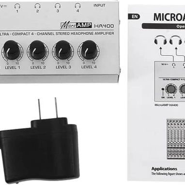 Amplificador de auriculares estéreo súper compacto de 4 canales - Img 109983202
