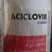 Aciclovir Suspensión, frasco de 120ml vence Agosto 2027 - Img 58214503