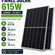Paneles Bifaciales Longi - 615w - Precio: 200 USD - Img 57784182