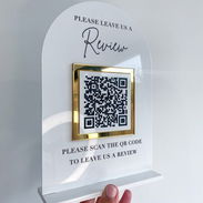 Decorados de acrílico para negocios. Código QR, mostradores, menús, carteles, portacelulares, porta tarjetas y más. - Img 54046190