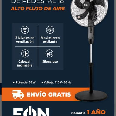 VENTILADOR DE PEDESTAL ** - Img 124573286