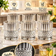 Set de 6 vasos de whisky 265ml - Img 58462107
