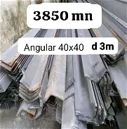 Angulares de 40 x 40 x 3 MT de largo, tejas Galvanizadas de 385 x 1 MT , angulares , tejas,tejas, angulares , - Img 45361539