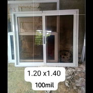 💥💥Ventanas de aluminio con cristales de corredera originales de 1.20 x 1.40 y de 1.20 x 60 ,maxima calidad - Img 53604450