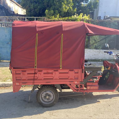 👌SE VENDE TRICICLO JIMPENG HÍBRIDO ROJO, POCO USO, MOTOR 1200 W, BATERÍA 60x32, EXTENSOR DE RANGO 4500 W - 2/2