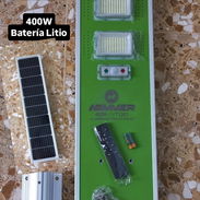 Lámpara recargable solar para exterior 400W - Img 55913058