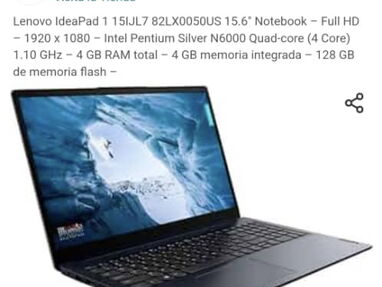 Laptop Lenovo. Nueva de paquete. Interesados llamar al 53743904 - Img main-image