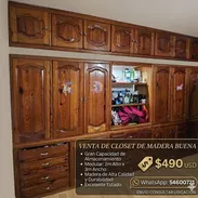 Closet 3x2 madera buena con visagras tiradores etc - Img 53577477