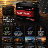 *BATERIA: DUMFUME* ⚡*1.28KWH* 🔌*12.8V* ⚙️*100AH* - Img 57943183