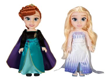 Set de 2 Muñecas Frozen II Muñecas Reina Anna Y Elsa Reina de la Nieves, Juego de 2 Piezas Nuevas en Caja - Img 54987493