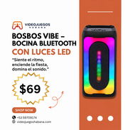 Bosbos VIBE – Bocina Bluetooth con Luces LED | videojuegoshabana.com - Img 55481137