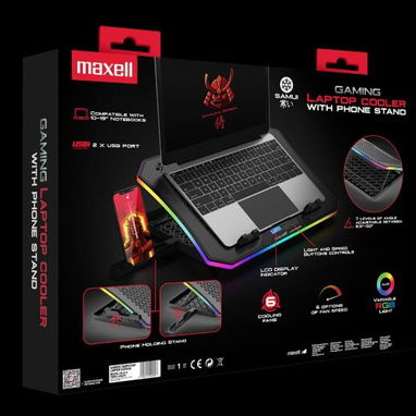 Base de enfriamiento Profesional Maaxell Samurai para Laptop - Img 82633529