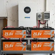 KIT SOLAR ANENJI 12KW 48V-W + 4X CTOLITY LiFePO4 25.6V 100Ah- - Img 57181200