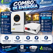 Combo de energía inversor hibrido de 6.2kw mas 1bateria inteligente de 5.12 kwh - Img 57460001
