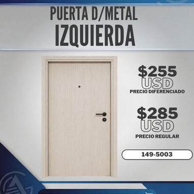 Puertas de Metal con Marco - 2/10