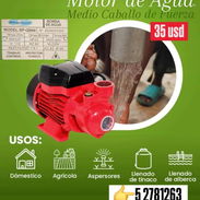Motor de Agua de Medio Caballo de Fuerza - Img 56097450