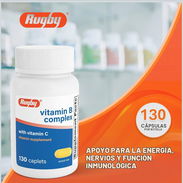Complejo vitamínico B con vitamina C(130 cápsulas) - Img 58133576