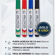 Plumones para pizarra acrilica..Estuche de colores..52761746... - Img 58469222