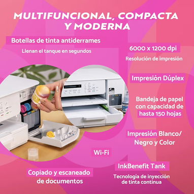 IMPRESORA BROTHER TANK DCP-T536DW INPRESION DOBLE CARA - Img 123682752