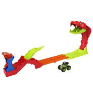 Mattel Hot Wheels Monster Trucks Snake Slam Takedown Track Set 89 cm - Img 58239025