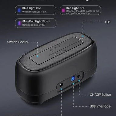 💾 ORICO Base Dock USB 3.0 – Compatible hasta 18TB - Img 125345819