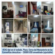 #243 APARTAMENTO AMUEBLADO EN VEDADO, PLAZA 1er Piso Alto. Cerca de Línea y del Monasterio de las Carmelitas Descalzas. - Img 57597758