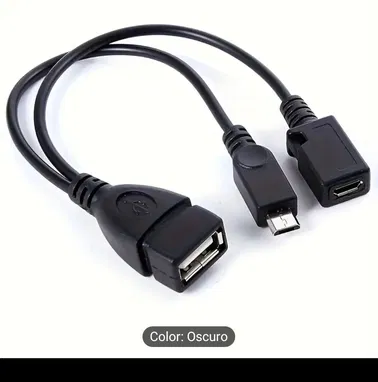 Cable OTG Split Micro USB 2-en-1 se puede Utilizar para Teléfonos Móviles, Tabletas, MID, UMPC y Libros Electrónicos.0 - Img 81706907