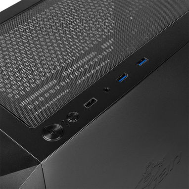 Chasis para PC Escritorio Gaming con cristal templado y control de fans ARGB + - Img 110910232