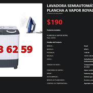 Lavadora Royal 9kg Doble Tina con Plancha para Cuidado Textil VPT-0696 - Img 54488602