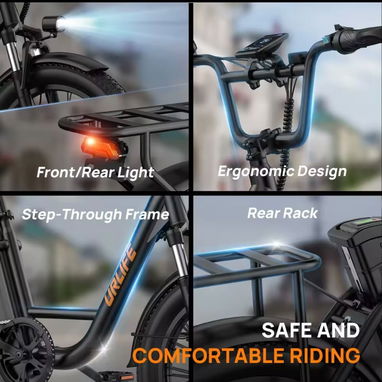 URLIFE E20 E-Bike 1000W 48V 13AH - 4/5