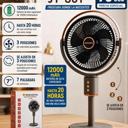 🔥 VENTILADOR RECARGABLE BARAADOG JY-S01  12,000 mAh - Img 56736731