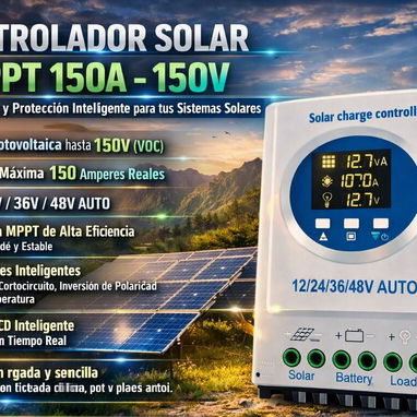 MPPT 150AMPERE / 150V REALES – NUEVO EN CAJA REGULADORE CONTROLADORES SOLAR - 2/2