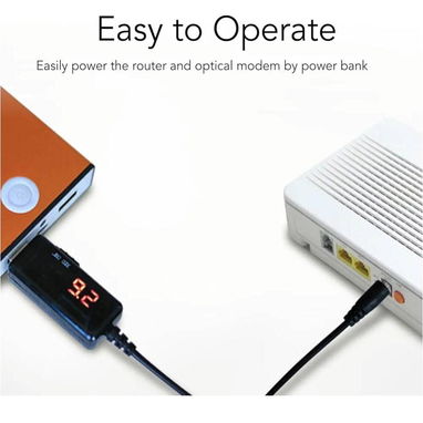 Alimentación USB de router o switch, puede entregar 9 V y 12 V, la duración conectado a un power bank es determinada po - Img 108111431