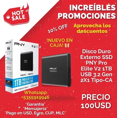 Disco Duro EXTERNO 4tb / Externo Interno SSD 1TB/ Disco Portable 2tb / Ofertas de HDD y SSD Nuevos en caja / +5353161676 - Img 73846059